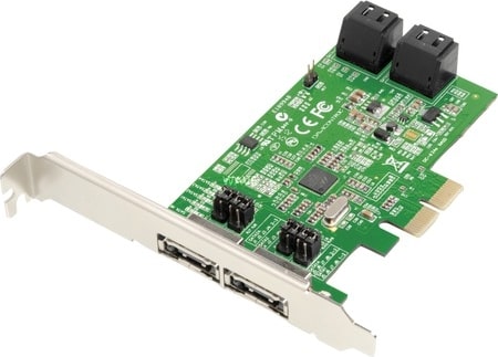 Dawicontrol PCI Card PCI-e DC-614e RAID 4Kanal SATA6G Retail karte