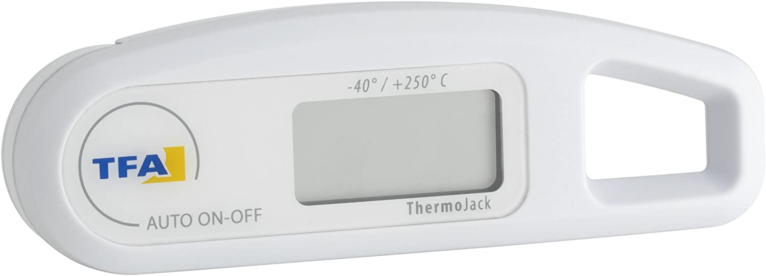 TFA Thermo Jack 30.1047, thermometer (white, pocket-sized folding thermometer) 30.1047.02 (4009816022950) Galda Grils