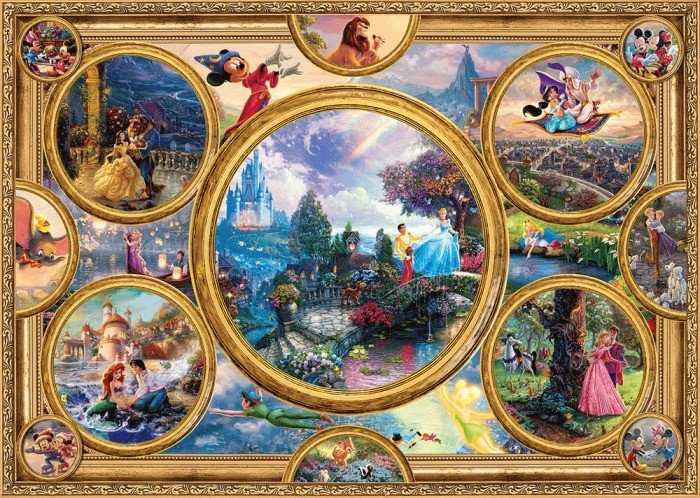 Schmidt Spiele Puzzle Disney Dreams Collection 2000 -  59607 galda spēle