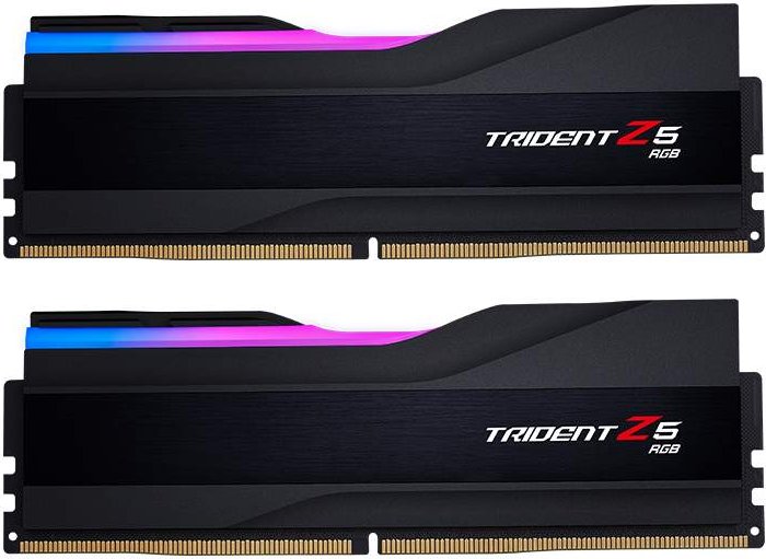 Pamiec G.Skill Trident Z5 RGB, DDR5, 32 GB, 5600MHz, CL30 (F5-5600J3036D16GX2-TZ5RK) operatīvā atmiņa
