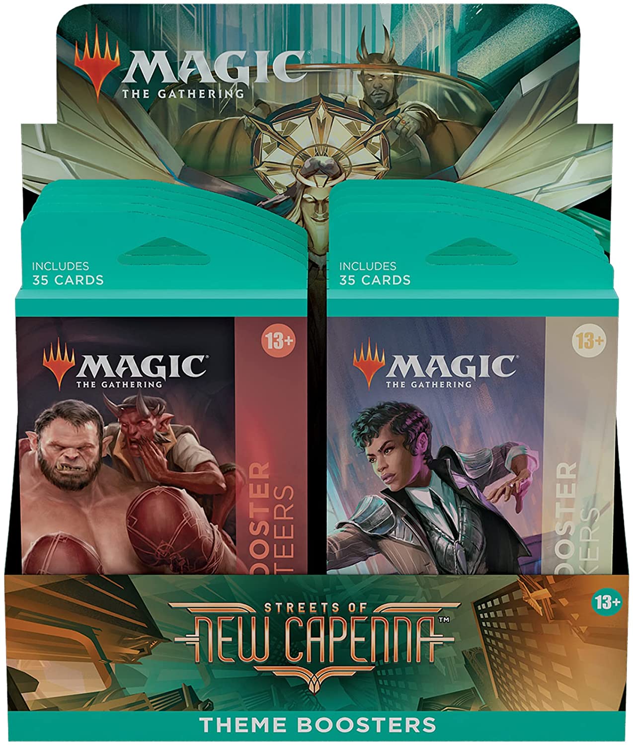 Wizards of the Coast Magic: The Gathering - Streets of New Capenna Theme Booster Display ENGLISH trading cards galda spēle