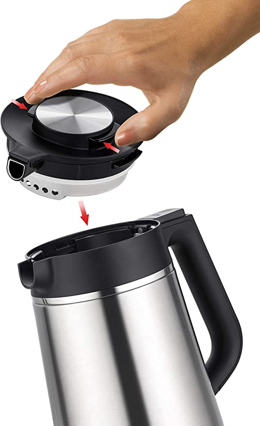 Unold Thermo flash cooker, kettle, stainless steel/black, 1.5 liters Elektriskā Tējkanna