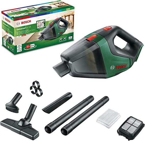 Bosch UniversalVac 18, handheld vacuum cleaner (green, without battery and charger) Putekļu sūcējs