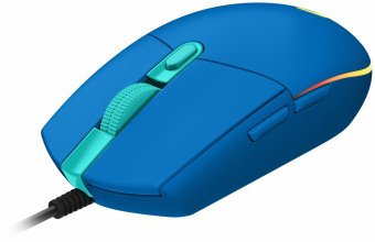 LOGITECH G203 LIGHTSYNC Gaming Mouse - BLUE - USB - EMEA - G203 LIGHTSYNC Datora pele