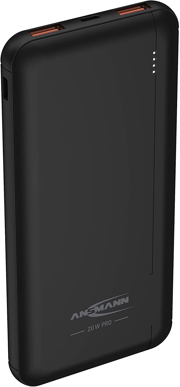Ansmann Powerbank 20000mAh PB320PD (black, 20,000 mAh) aksesuārs mobilajiem telefoniem