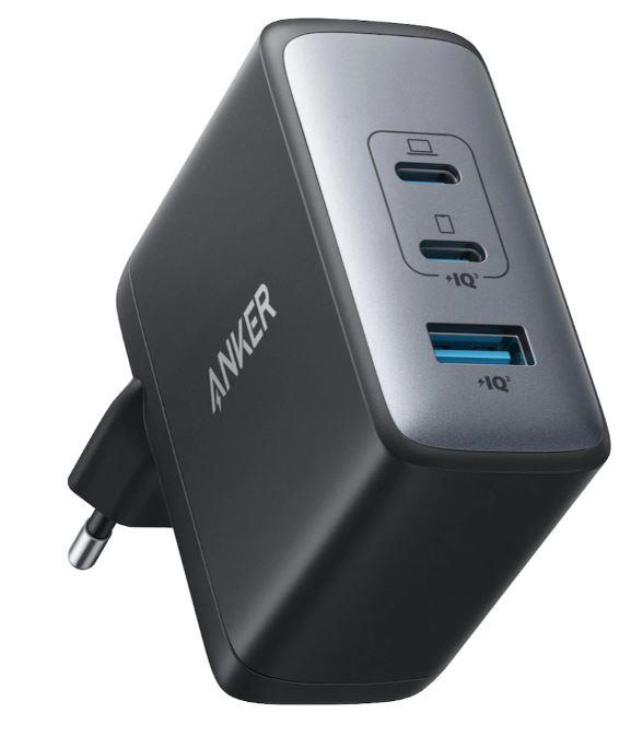 Anker 736 Charger Nano 2 GaN 2 2x USB-C 1x USB-A 100W black iekārtas lādētājs