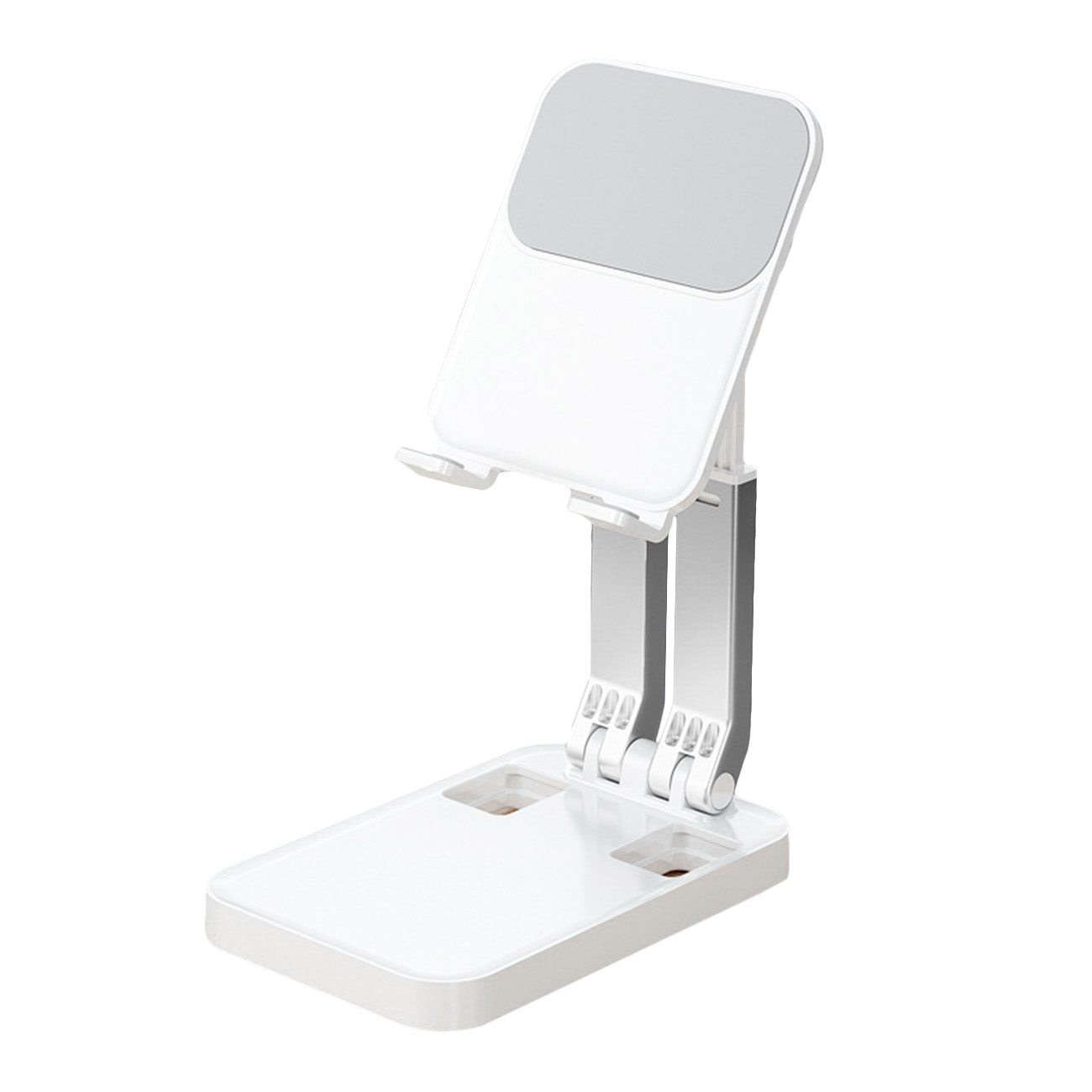 Folding phone stand for tablet (K15) - white K15 white (9145576277874) Selfie Stick