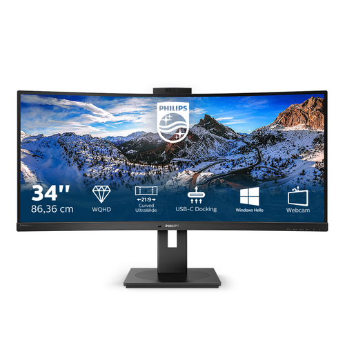 Philips P-line 346P1CRH - LED monitor - curved monitors