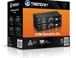 TRENDnet TK-EX4 KVM USB Extension Kit Erweitert Reichweite bis 100m KVM komutators