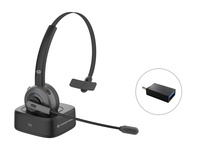CONCEPTRONIC POLONA03BD Bluetooth Mono Headset with Charging Dock, Noise Cancellation austiņas