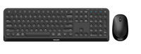 Philips 4000 series SPT6407B/00 keyboard Mouse included RF Wireless + Bluetooth Black klaviatūra