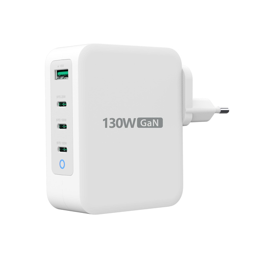 j5create JUP43130E-EN - 130W GaN USB-C Registered  4-Port Charger - EU iekārtas lādētājs