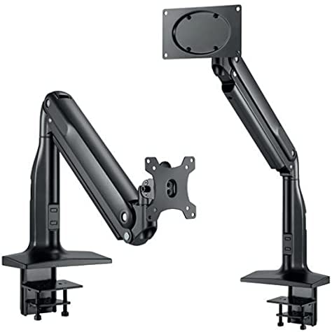 HAGOR HA gas lift arm single, monitor mount (black) 8702 (4250058587022) aksesuārs portatīvajiem datoriem