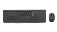 Logitech MK235 - Tastatur-und-Maus-Set - kabellos - 2.4 GHz - Spanisch 5099206063914 atmiņas karte