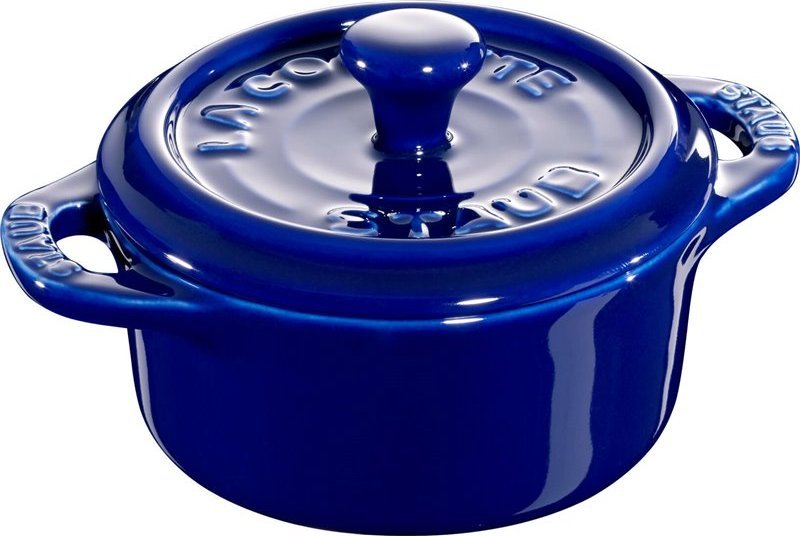 Staub Mini Cocotte Round - 200 ml, Blue Pannas un katli