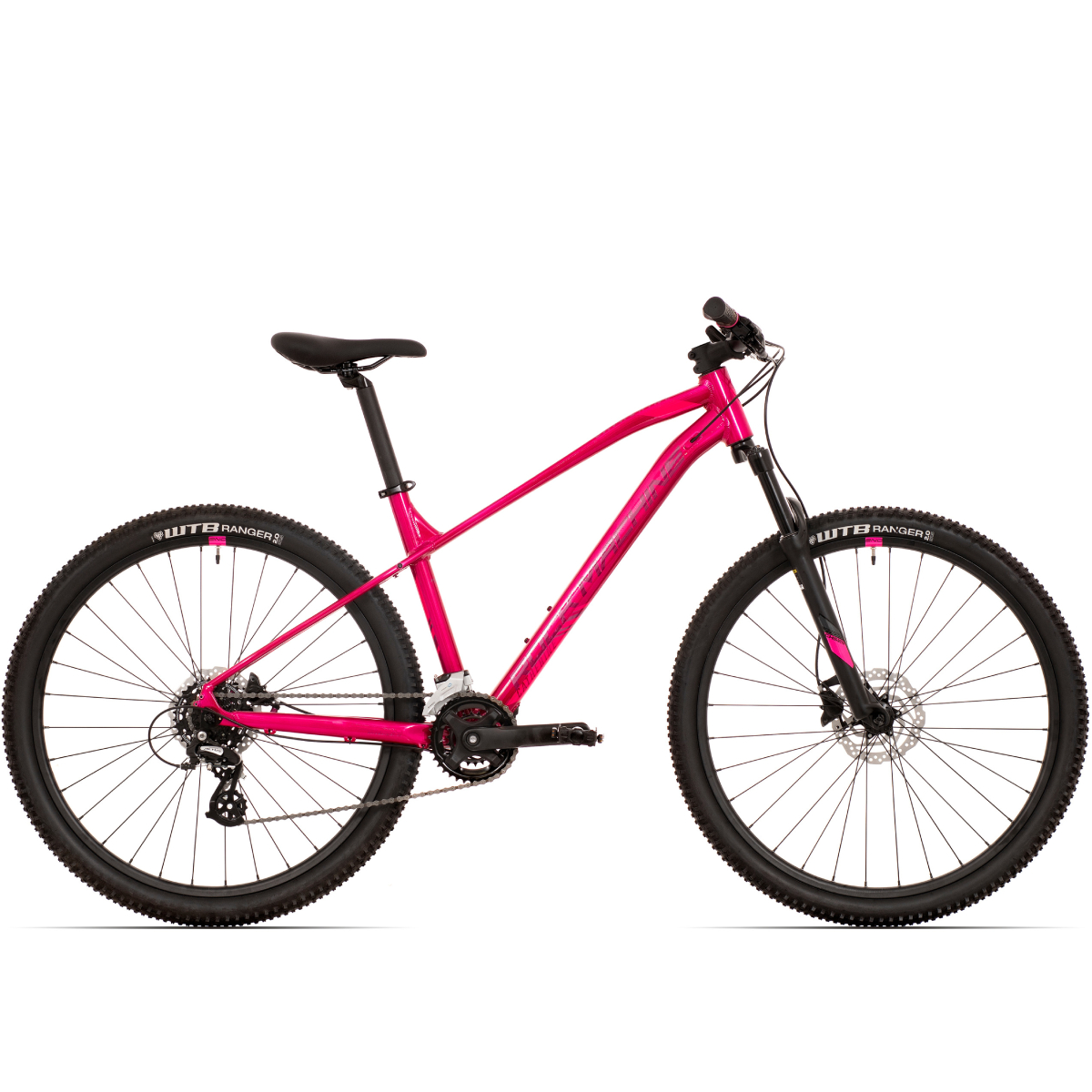 Kalnu velosipēds Rock Machine 27.5 Catherine 40-27 rozā (L) kalnu velosipēds 27,5