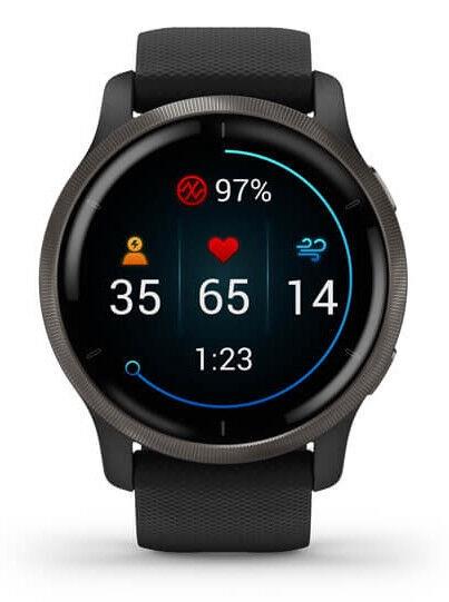 Garmin Venu 2 black/schist Viedais pulkstenis, smartwatch