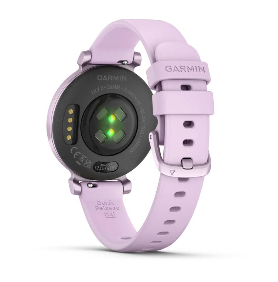 Ismanusis laikrodis Garmin Lily Registered  2, kremines aukso spalvos su kokoso spalvos silikoniniu dirzeliu 753759324728 Viedais pulkstenis, smartwatch