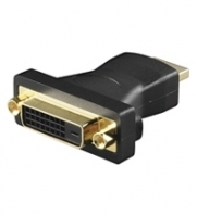 Wentronic goobay - HDMI/DVI-D Adapter - HDMI 19-Pol (M) - DVI-D (24+1) (W) - schwarz 4040849689307