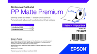 Premium - Polypropylen (PP) - matt - permanenter Acrylklebstoff - Rolle (7,6 ... papīrs