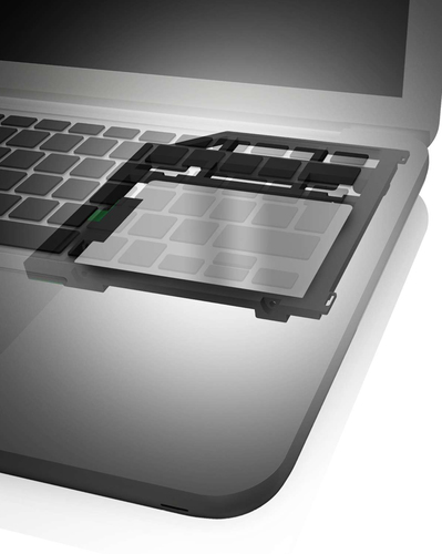 ICY BOX IB-AC649 Adapter f 2,5" HDD/SSD - in Notebook DVD-Schacht piederumi cietajiem diskiem HDD