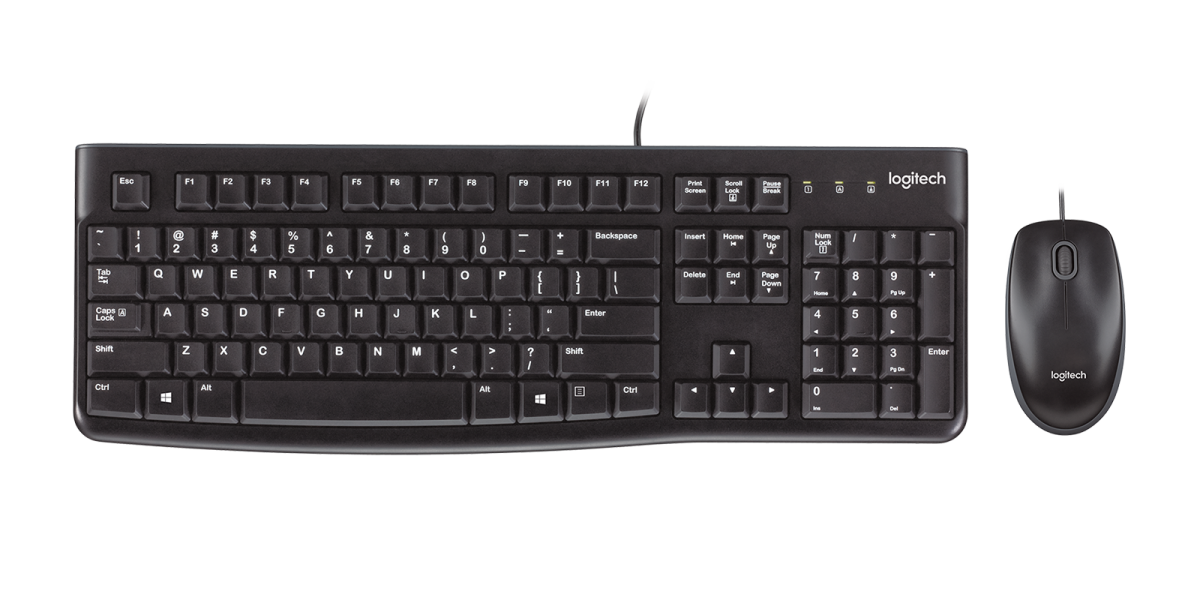 Logitech MK120 Combo, US/Int. klaviatūra