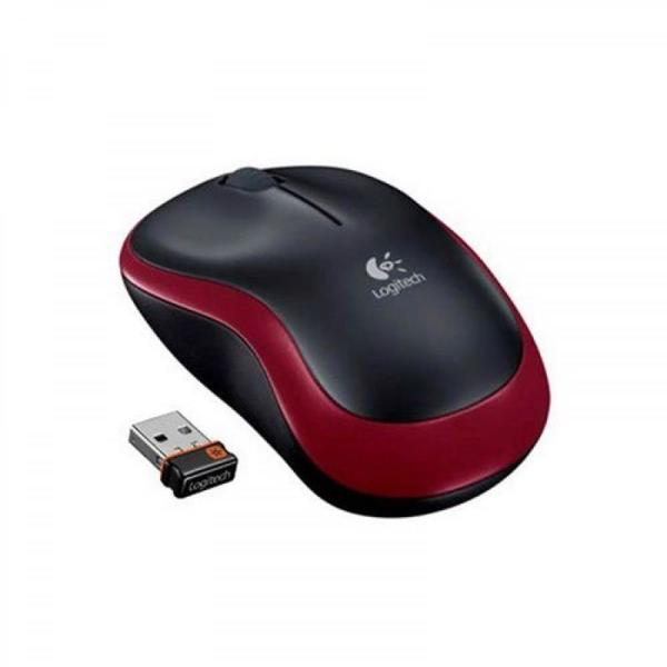 Logitech Wireless Mouse M185, RED Datora pele