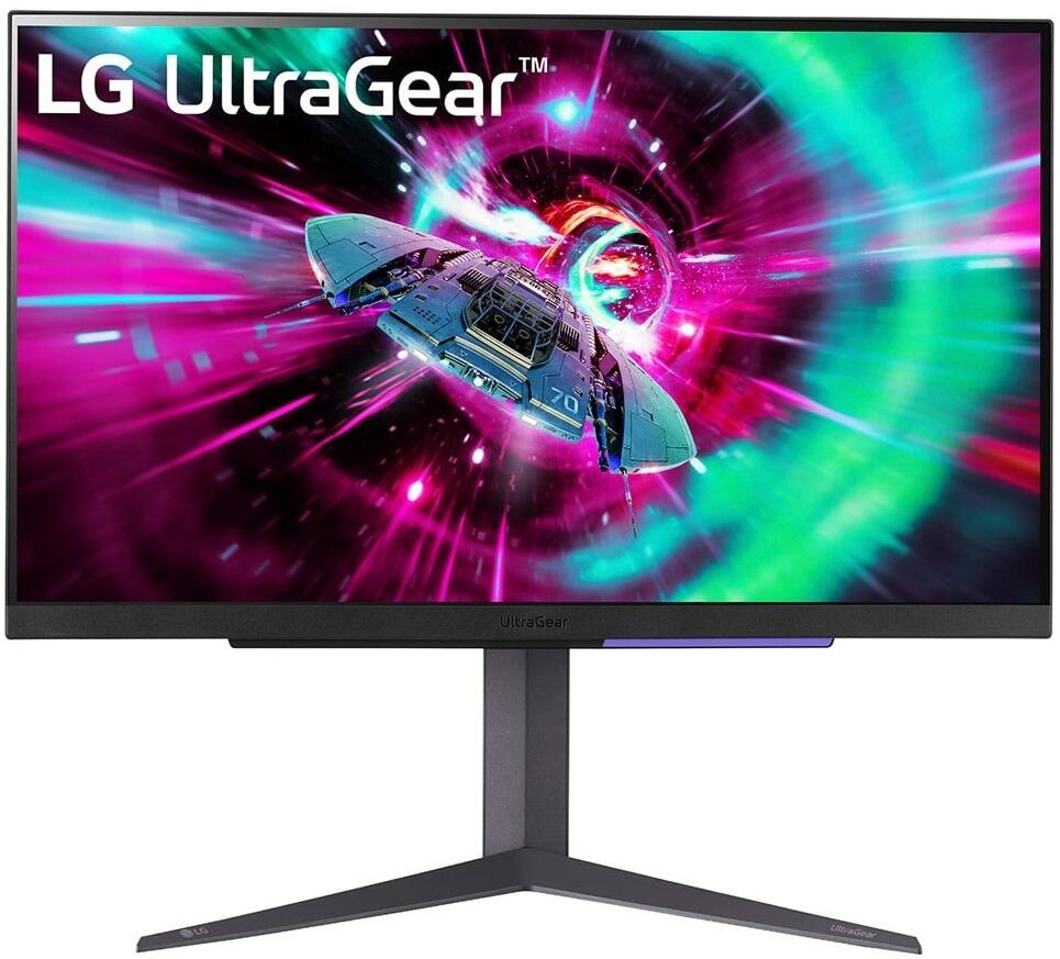 LG 27GR93U-B Gaming Monitor 68,5cm (27 Zoll)(4K UHD, IPS, 1ms, HDMI, DisplayPort, USB-Hub, 144Hz, HDR10, Pivot) monitors