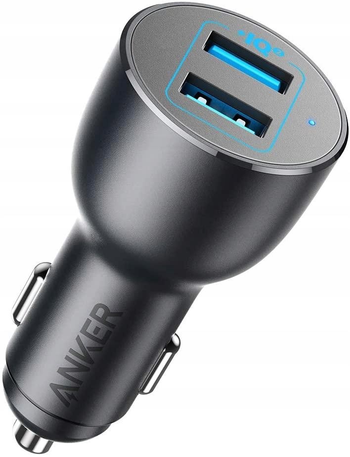 Anker PowerDrive III 2-Port Kfz 36 Watt black iekārtas lādētājs