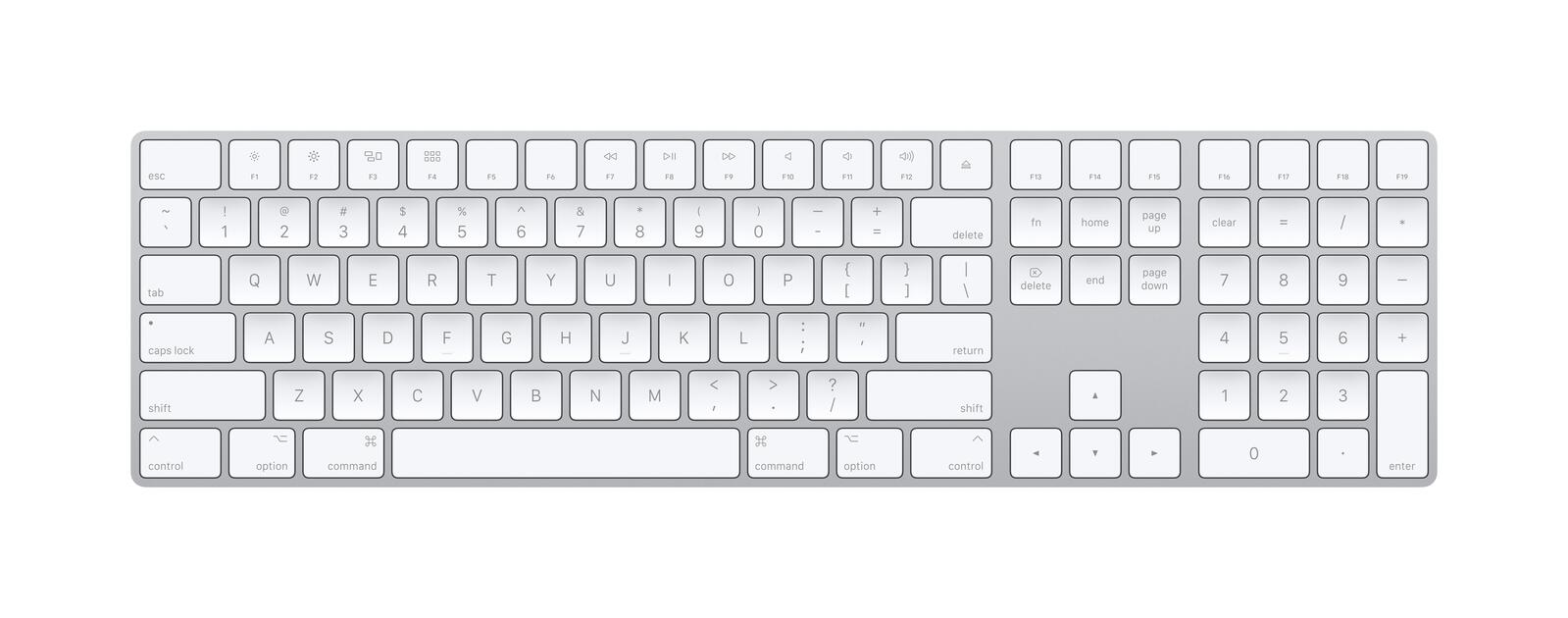 Apple MQ052D/A Bluetooth QWERTZ Deutsch white Tastatur (MQ052D/A) Datora pele