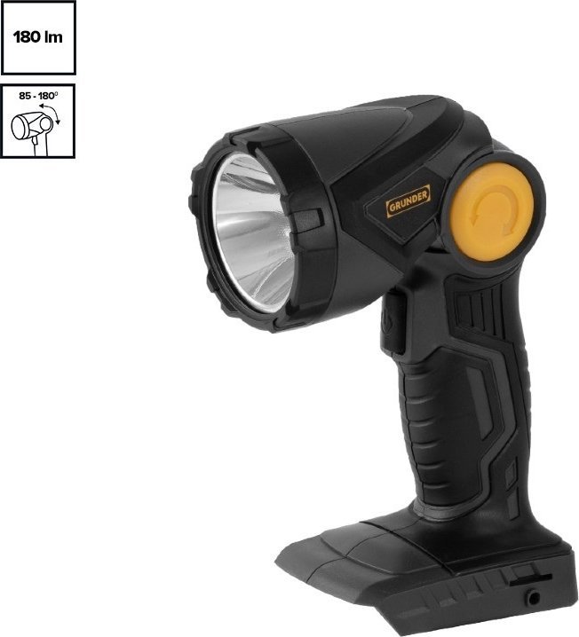 Rechargeable spotlight Grunder CL-L0318 (bez akumulatora un lādētāja)