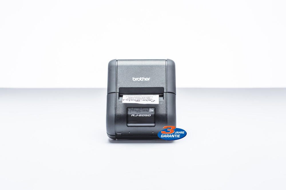 Brother RJ-2050 mobiler Belegdrucker (Thermodirekt, 203dpi,bis zu 152 mm/Sek., USB, Wlan) printeris