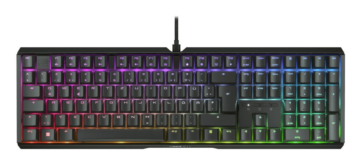 CHERRY XTRFY MX 3.1 Tastatur - QWERTZ Deutsch - Schwarz G80-3890LJADE-2 (4025112111532) klaviatūra