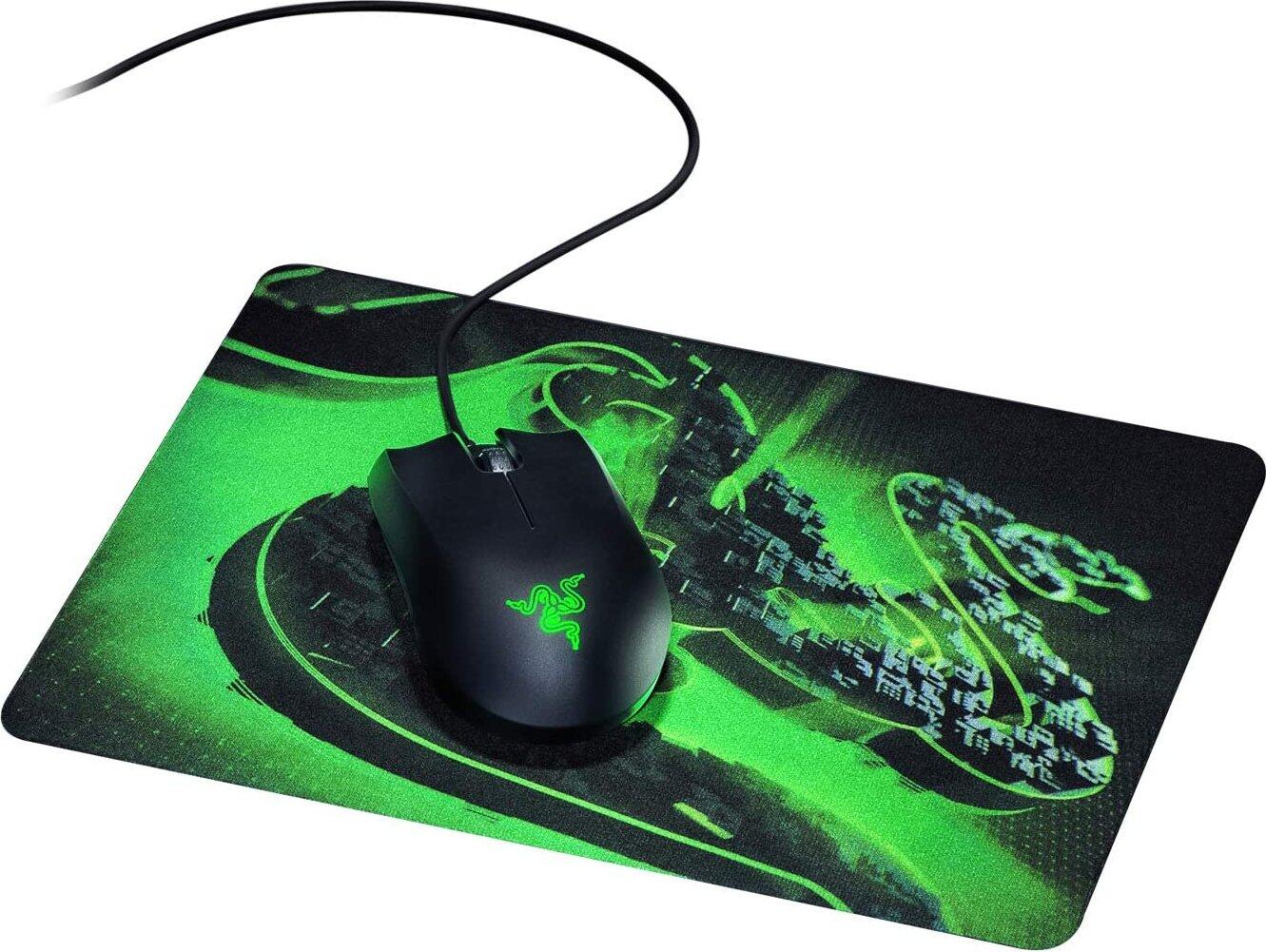 Razer Abyssus Lite & Razer Goliathus Mobile Construct Edition - Mouse and Mouse Mat Bundle Datora pele