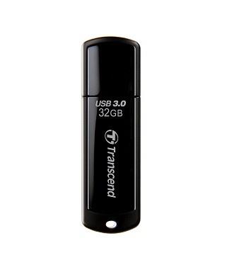 Flashdrive Transcend JF700 32GB USB3, Speed 70/30MBs, Black USB Flash atmiņa