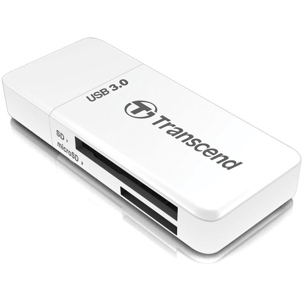 Transcend USB3.0 Multi  Card Reader WHITE karšu lasītājs