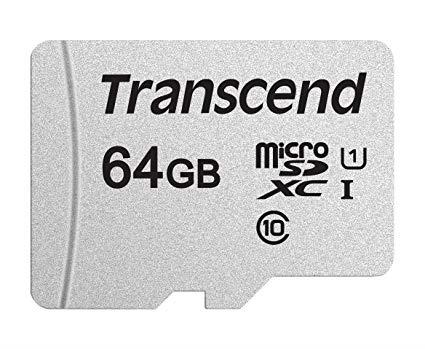 Transcend microSDXC 300S    64GB Class 10 UHS-I U1 atmiņas karte