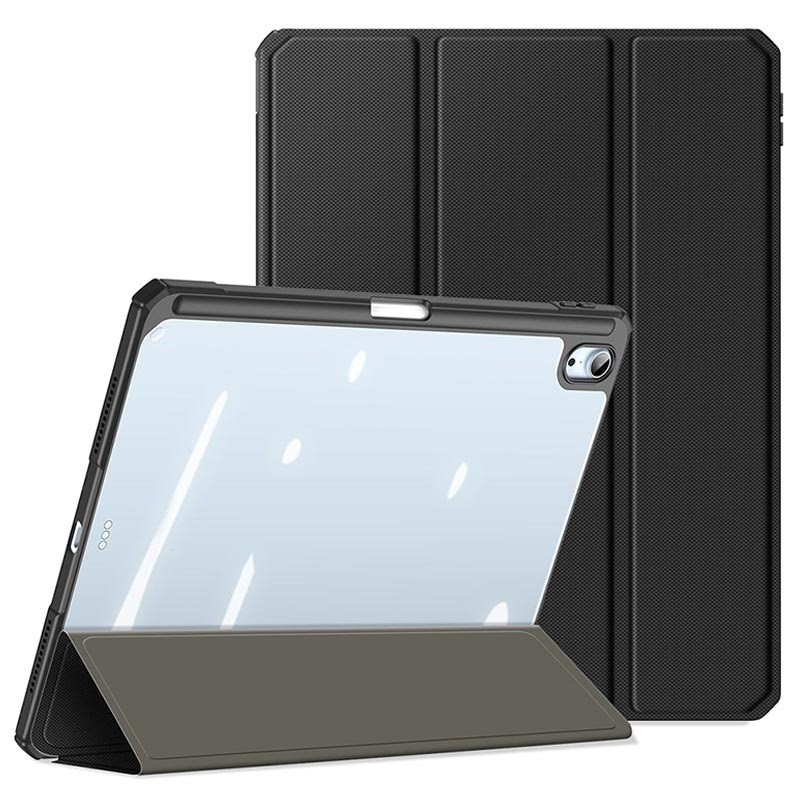 Dux Ducis Toby Armor Flip Smart Case for Samsung Galaxy Tab S8 Ultra with Stylus Holder Black planšetdatora soma