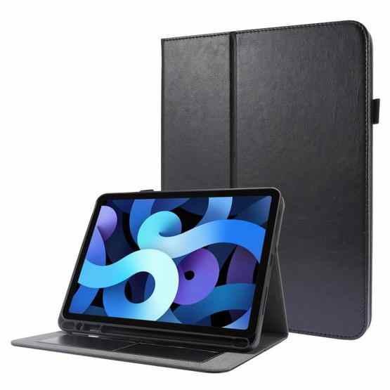 Macins Folding Leather Lenovo Tab M10 Plus 3rd Gen TB125FU/TB128FU/TB128XU 10.6 melns planšetdatora soma