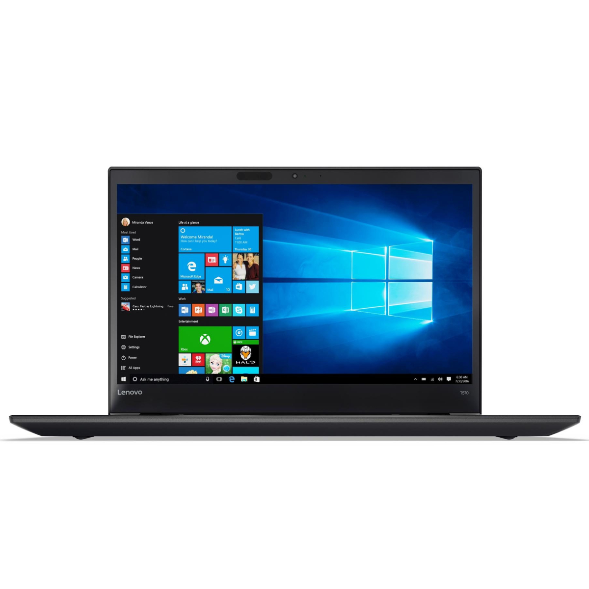 Lenovo ThinkPad T570 15.6 1920x1080 i5-6300U 32GB 256SSD M.2 NVME WIN10Pro RENEW AB3383 (ABC051153383)