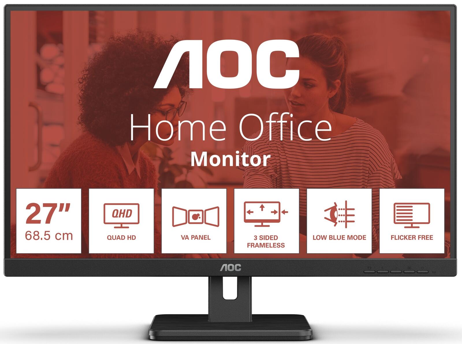 AOC Q27E3UAM 27inch WQHD VA 75Hz 4ms monitors