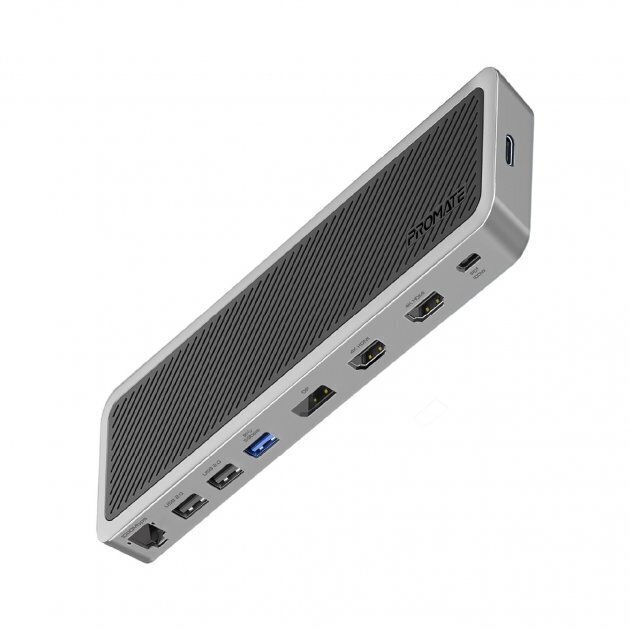 PROMATE ApexHub-MST 13in1 USB-C HDMI / DisplayPort / LAN / PD 100W / SD/TF / USB3.0 dock stacijas HDD adapteri