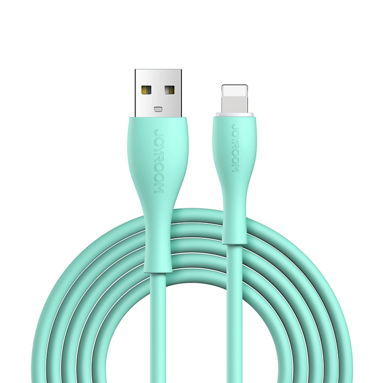 USB - Lightning Joyroom S-2030M8 3A 2m cable - green S-2030M8_green (6941237136640) USB kabelis