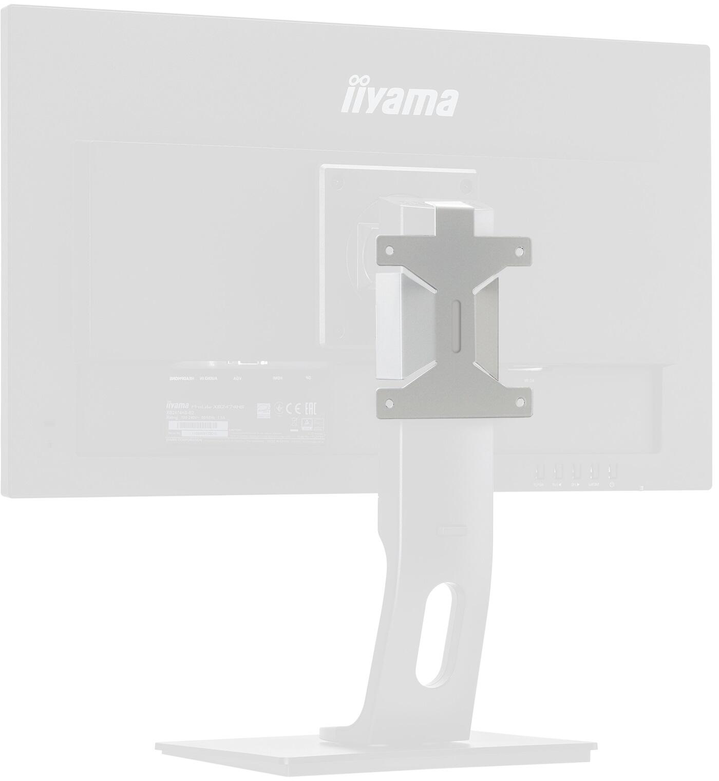 IIYAMA Mounting Kit VESA for Mini-PC MDBRPCV03 black aksesuārs mobilajiem telefoniem