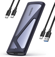 Ugreen M.2 SSD Drive Enclosure USB 3.2 Gen 2 (SuperSpeed USB 10 Gbps) gris (CM400 90264) cietā diska korpuss