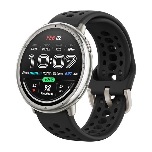 Amazfit Active 2, Black (Ekspozīc.) Viedais pulkstenis, smartwatch