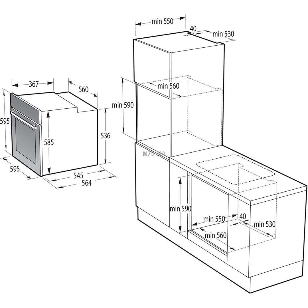 Oven BOS67371CLI Cepeškrāsns