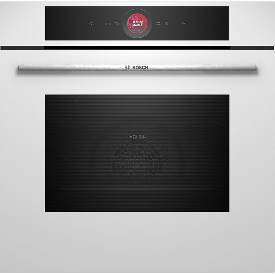 Bosch Oven HBG7721W1S 71 L Electric Pyrolysis Touch control Height 59.5 cm Width 59.4 cm White Cepeškrāsns