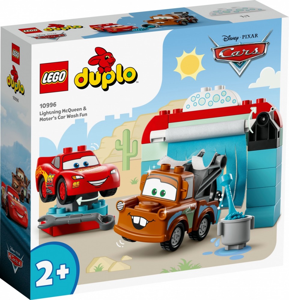 LEGO DUPLO 10996 LIGHTNING MCQUEEN & MATER'S CAR WASH FUN LEGO konstruktors