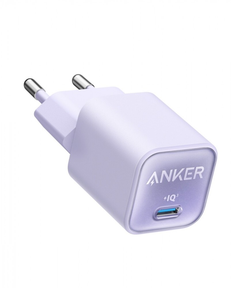 Anker Charger 511 Nano III 30W GaN USB-C charger white iekārtas lādētājs